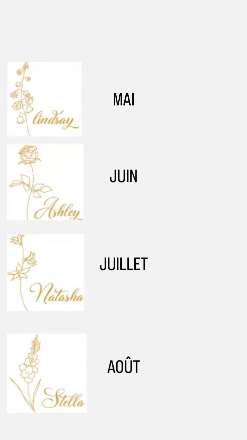 Boîte à bijoux à personnaliser