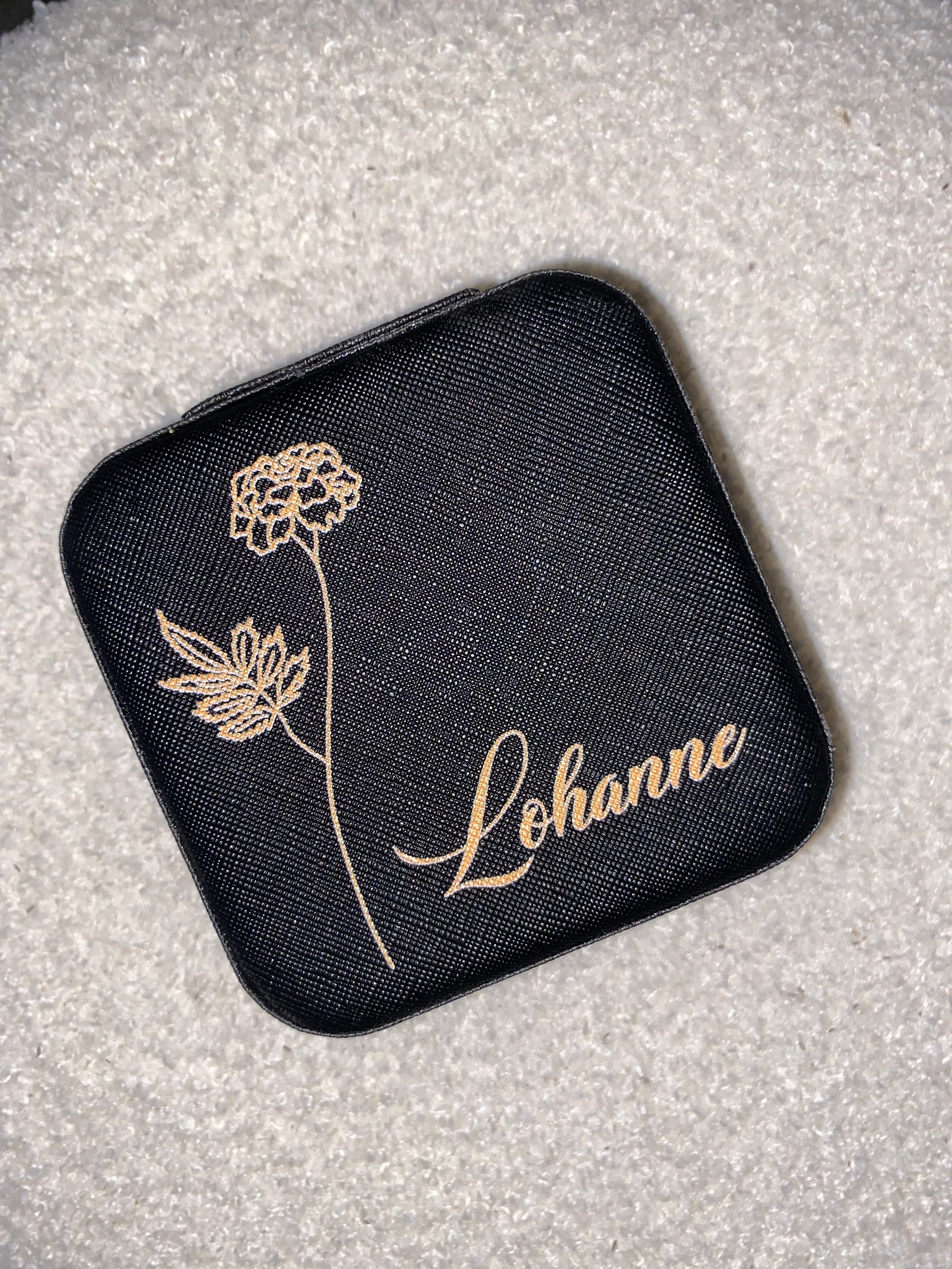 Boîte à bijoux à personnaliser